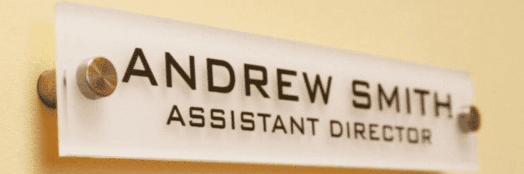 Acrylic Signage board