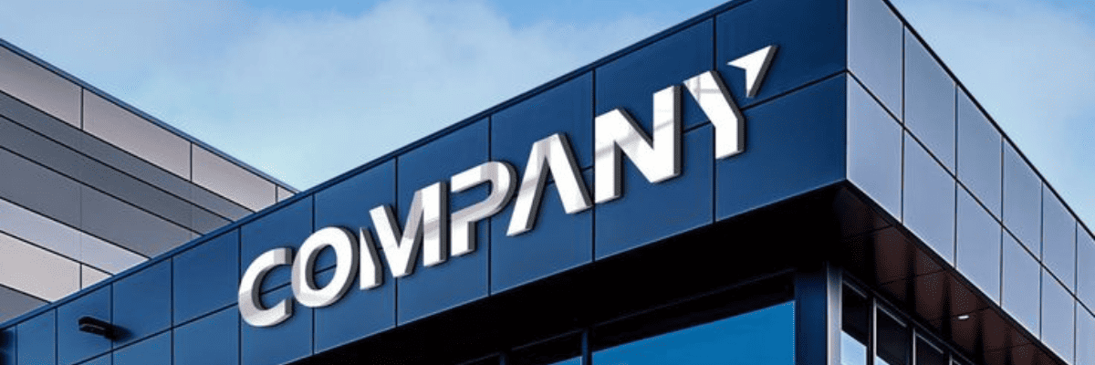 Business signs outdoor